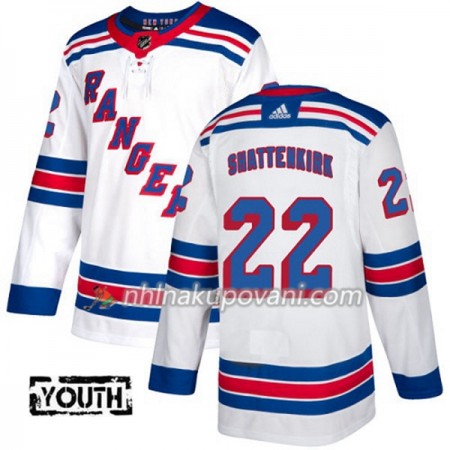 New York Rangers Dresy Kevin Shattenkirk 22 Bílá 2017-2018 Adidas Authentic - Dětské